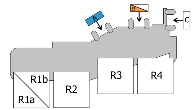 Sétimo diagrama da caixa de fusíveis, essencial para manutenção e reparos elétricos.
