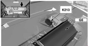 Relé da bomba de vácuo elétrica (K213) para o motor S85.