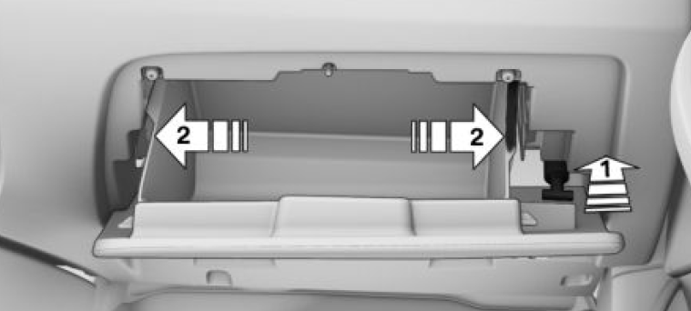 Localização da caixa de fusíveis em modelos BMW 2011-2015.