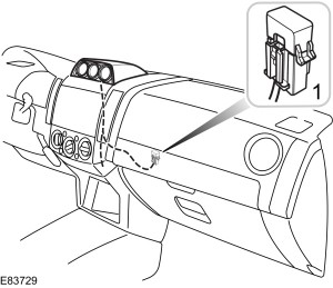 Diagrama do fusível do inclinômetro e bússola do Ford Ranger.