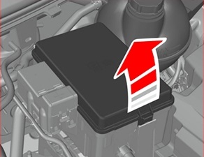 Caixa de fusíveis do compartimento do motor para veículos 2.2L Diesel.