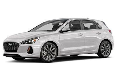 Diagrama detalhado da caixa de fusíveis do Hyundai Elantra GT 2018-2019.
