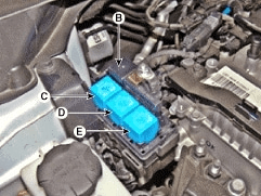 Bloqueio adicional instalado em motores a diesel.