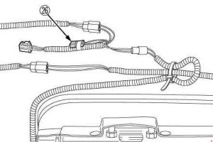Caixa de fusíveis automotiva com fusíveis coloridos e diagrama de identificação.
