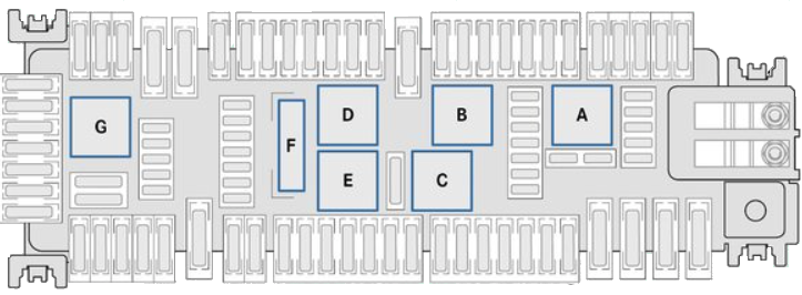 Diagrama do relé associado ao suporte de fusíveis S6-29.
