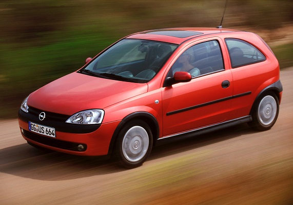 Opel Corsa C (2000-2006) – caixa de fusíveis