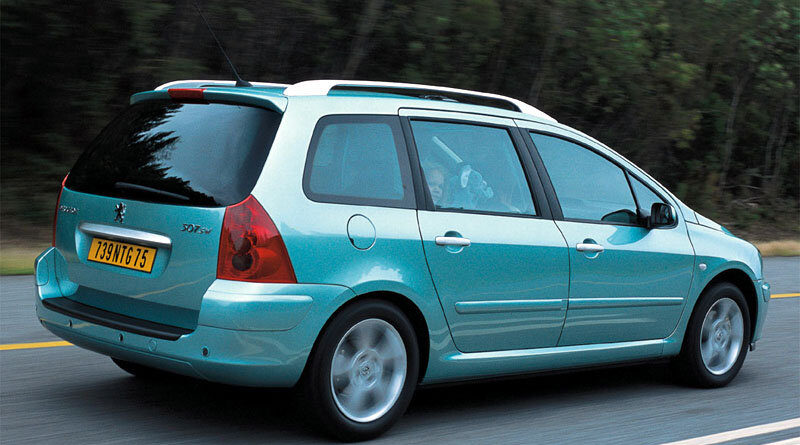 Peugeot 307 SW (2002-2008) – caixa de fusíveis