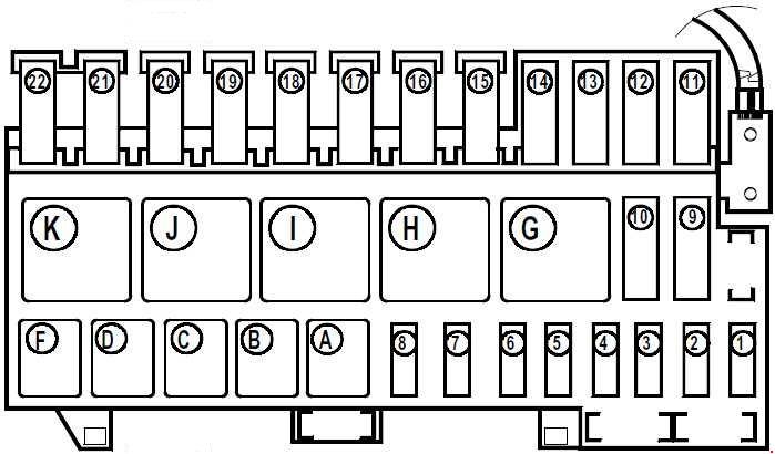 Unidade de controle eletrônico do motor localizada ao lado da bateria.