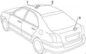 Diagrama de fusíveis para o modelo Toyota Avensis T25 Liftback RHD.