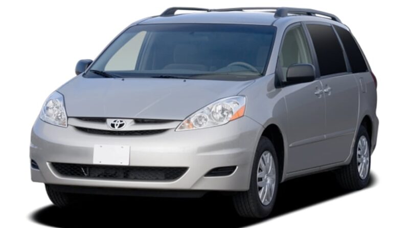 Toyota Sienna XL20 (2003-2010) – caixa de fusíveis