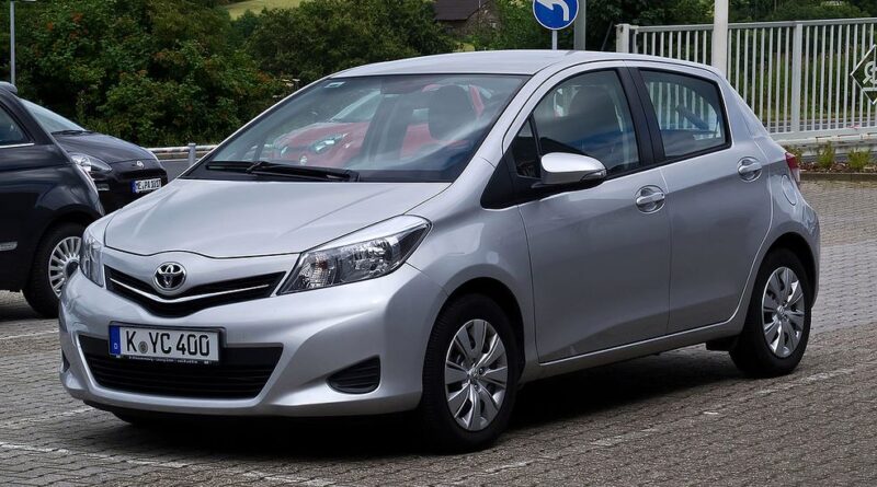 Toyota Yaris Hatchback mk3 (2012) – especificações das lâmpadas